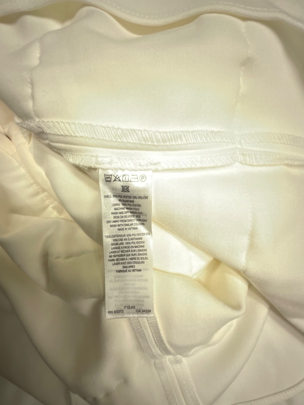 Ivory Ruffle Mini Dress - Picture 5 of 7
